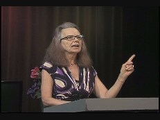Dr. Nancy Mroczek speaking.