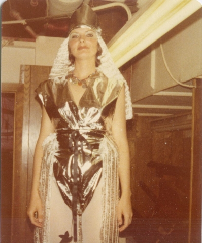 Dr. Nancy Mroczek in a costume.